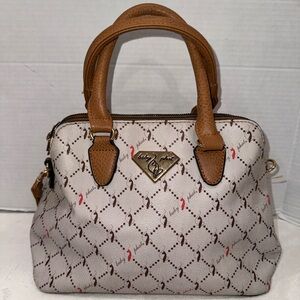 Baby Phat by Kimora Lee Purse Y2K 2000s Cat Pattern Crossbody Shoulder Bag Retro